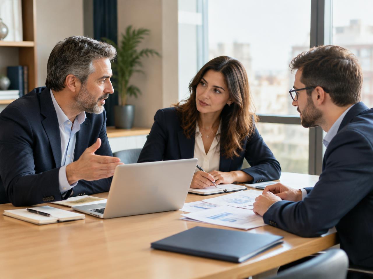 Il team dello Studio 2B durante una riunione di lavoro